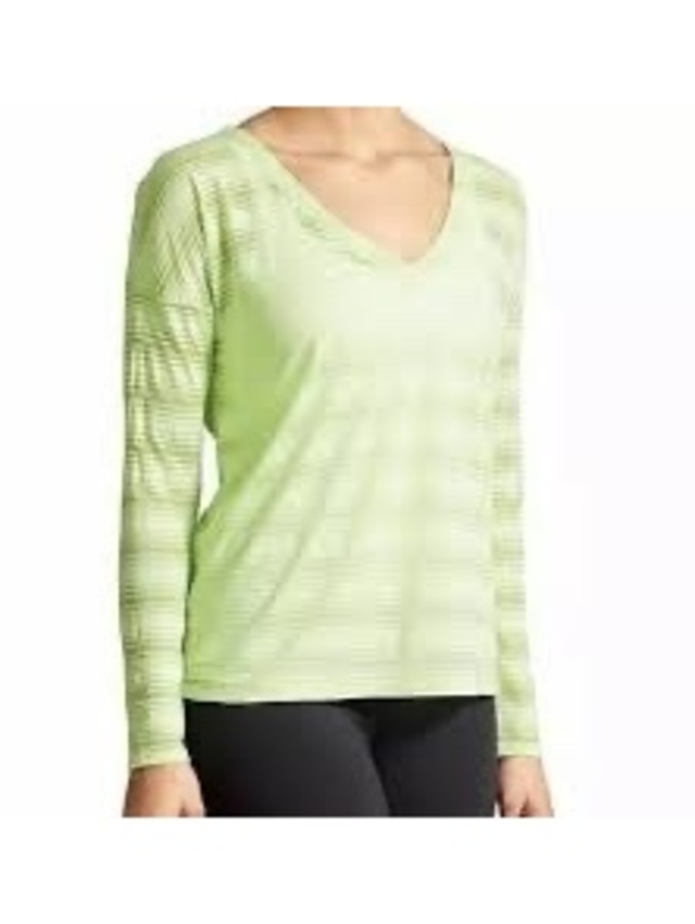 Green Athleta Vitality Long Sleeve M